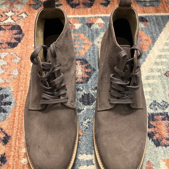 J. Crew Men's Taupe Suede Desert Boots - Picture 3 of 4